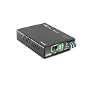 CTCUnion FMC-1000MS-WB10 Gigabit Ethernet 10/100/1000BaseTx to 1000Base-BX Single Strand BiDi WDM 10Km Converter Type B Tx:1550/Rx:1310nm, WebSmart