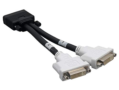 Cable Leader 8in DMS-59 to DVI-I Dual Link Splitter Cable