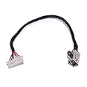 New AC DC Jack Power Plug in Charging Port Connector Socket with Wire Cable Harness Replacement for Dell Inspiron 15 41113 5100