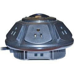 Ezspace UFO 6-Outlet Surge Protector with Phoneline/Coax Protection