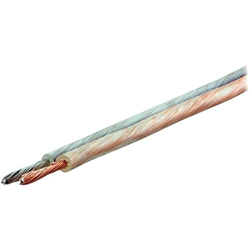 GE, Clear GE, 50 ft. Direct Wire, Coat, Universal Design, for Stereo, Home Theater, Speakers, 33594