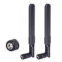 Bingfu Dual Band WiFi 2.4GHz 5GHz 5.8GHz 8dBi SMA Male Antenna (2-Pack) for Wireless Vedio Security IP Camera Recorder Surveillance Recorder Truck