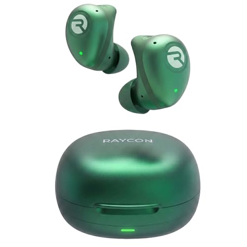 Raycon Fitness Bluetooth Wireless Earbuds + Microphone with Active Noise Canceling, Sweat & Water-Resistant Earphones, Running Headphones, Ear Buds
