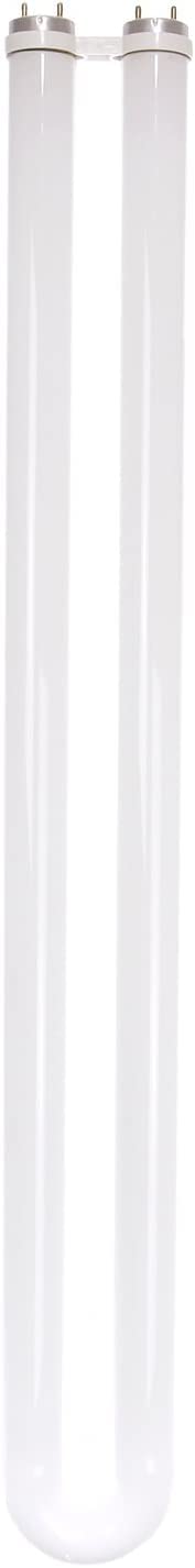 Sunlite 30265 U-Bend T8 Linear Fluorescent Lamp, 31 Watts, 3000 Lumens, FB31/SP830, 3000K Warm White, Miniature G5 Bi-Pin Base, ROHS Compliant