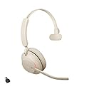 Jabra Evolve2 65 USB-C UC Mono - Beige Wireless Headset/Music Headphones