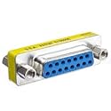 CGC-15-F Universal Cable DB 15, 15-Pin, Female To Female thin Gender Changer