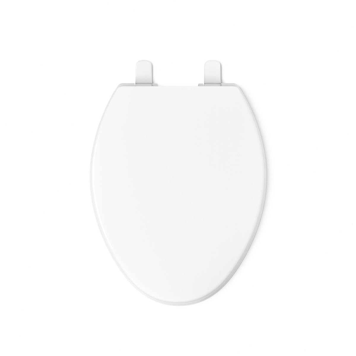 Kohler K-20110-0 Brevia Elongated Toilet Seat with Grip-Tight Bumpers, Quiet-Close Seat, Quick-Attach Hardware, White