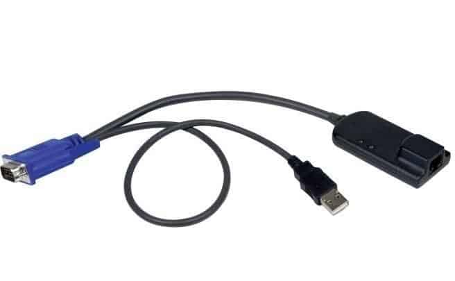 Avocent Vertiv Mergepoint Unity Server Interface Module for VGA USB Computers with USB Virtual Media (MPUIQ-VMCHS)
