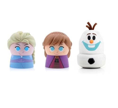 Disney Frozen 2 Bitty Boomers Bluetooth Speakers - 3 Pack Elsa, Anna, Olaf
