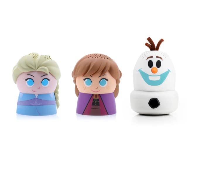 Disney Frozen 2 Bitty Boomers Bluetooth Speakers - 3 Pack Elsa, Anna, Olaf
