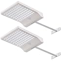 InnoGear Solar Gutter Lights Outdoor, 80 LED Wall Mount Lighting with Motion Sensor 4 Working Modes IP65 Waterproof 450 Lumens for Front Door Yard