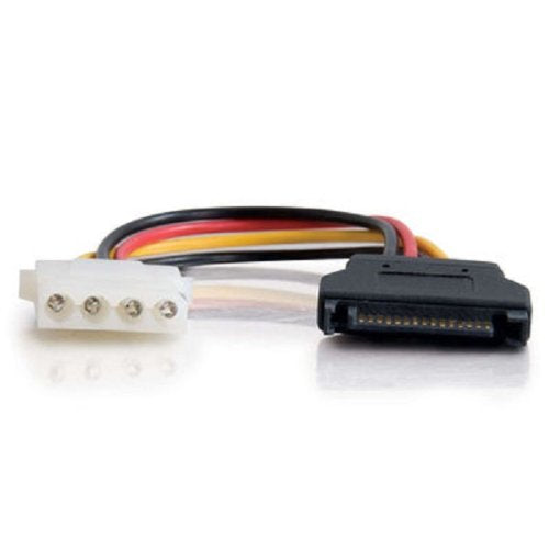 C2G 10149 15-Pin Serial ATA Male to LP4 Female Power Cable (6 Inch)