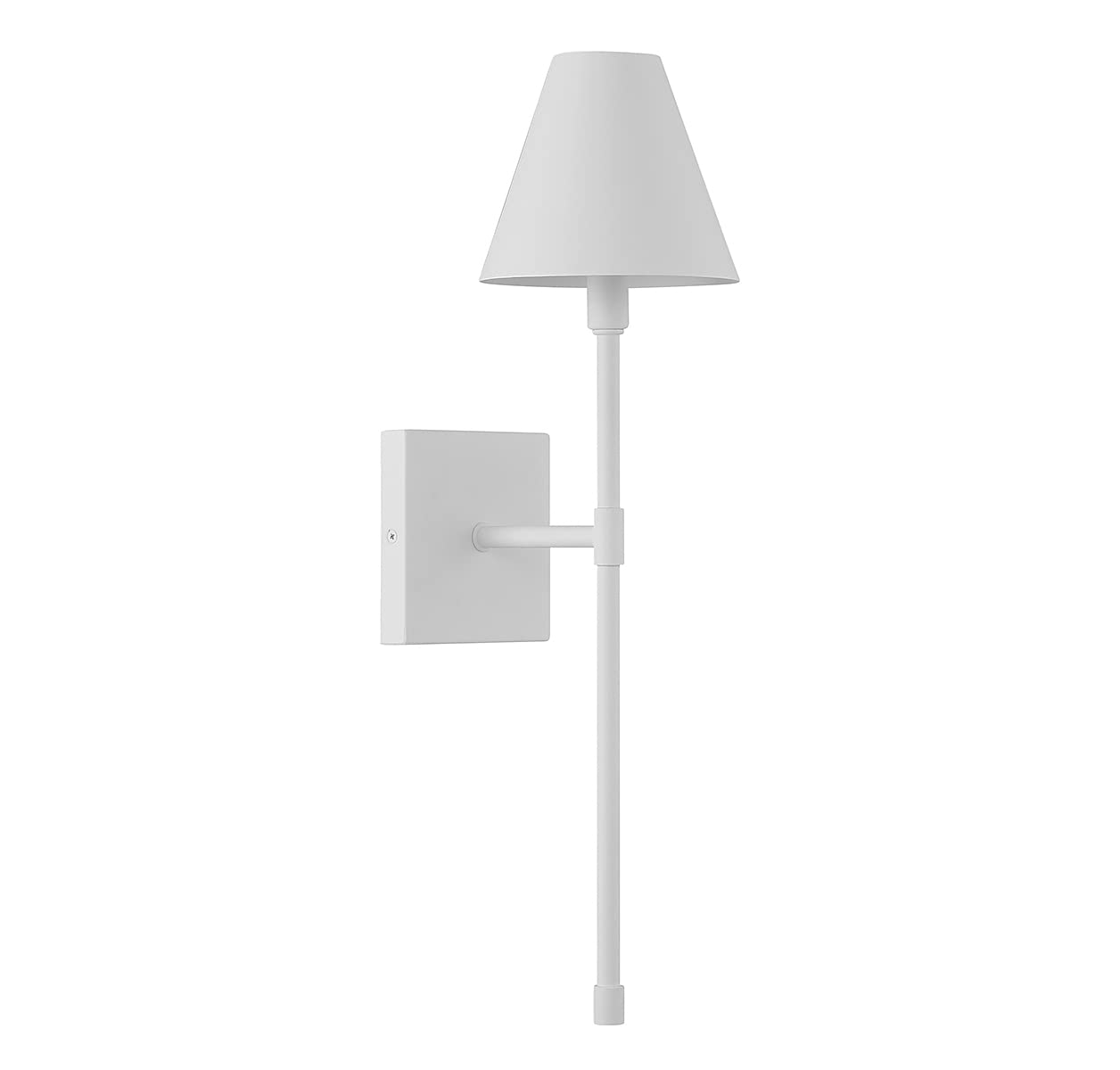 Savoy House 9-5201-1-83 Jefferson Vintage Traditional Metal Wall Sconce, 1-Light 60 Watt, 20" H x 6" W, Bisque White