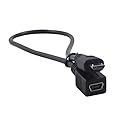 YCS basics 1 Foot USB Micro Male to USB mini Female Adapter Cable