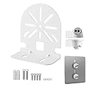 CTXSumTec L Type Dome Security Camera Wall Mounting Bracket,Universal Wall Ceiling Mount Bracket Adapter for CCTV Surveillance Dahua Hikvision Ezviz