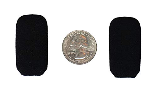 Compete Audio LS35 Replacement Microphone Covers - for Lightspeed Aviation Pilot Headset - Foam Windscreen - 2 Pack