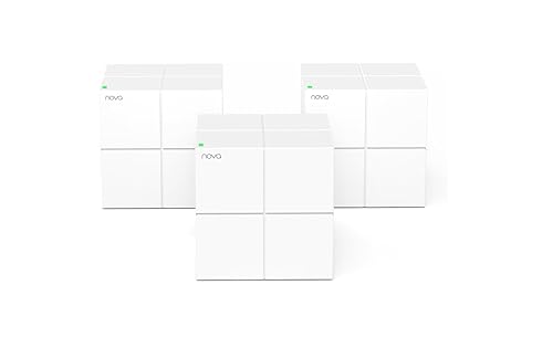Tenda Nova Mesh WiFi System MW6 - Covers up to 4-6 Bedroom Houses- AC1200 Whole Home WiFi Mesh System - Gigabit Dual-Band Mesh Network - Replaces