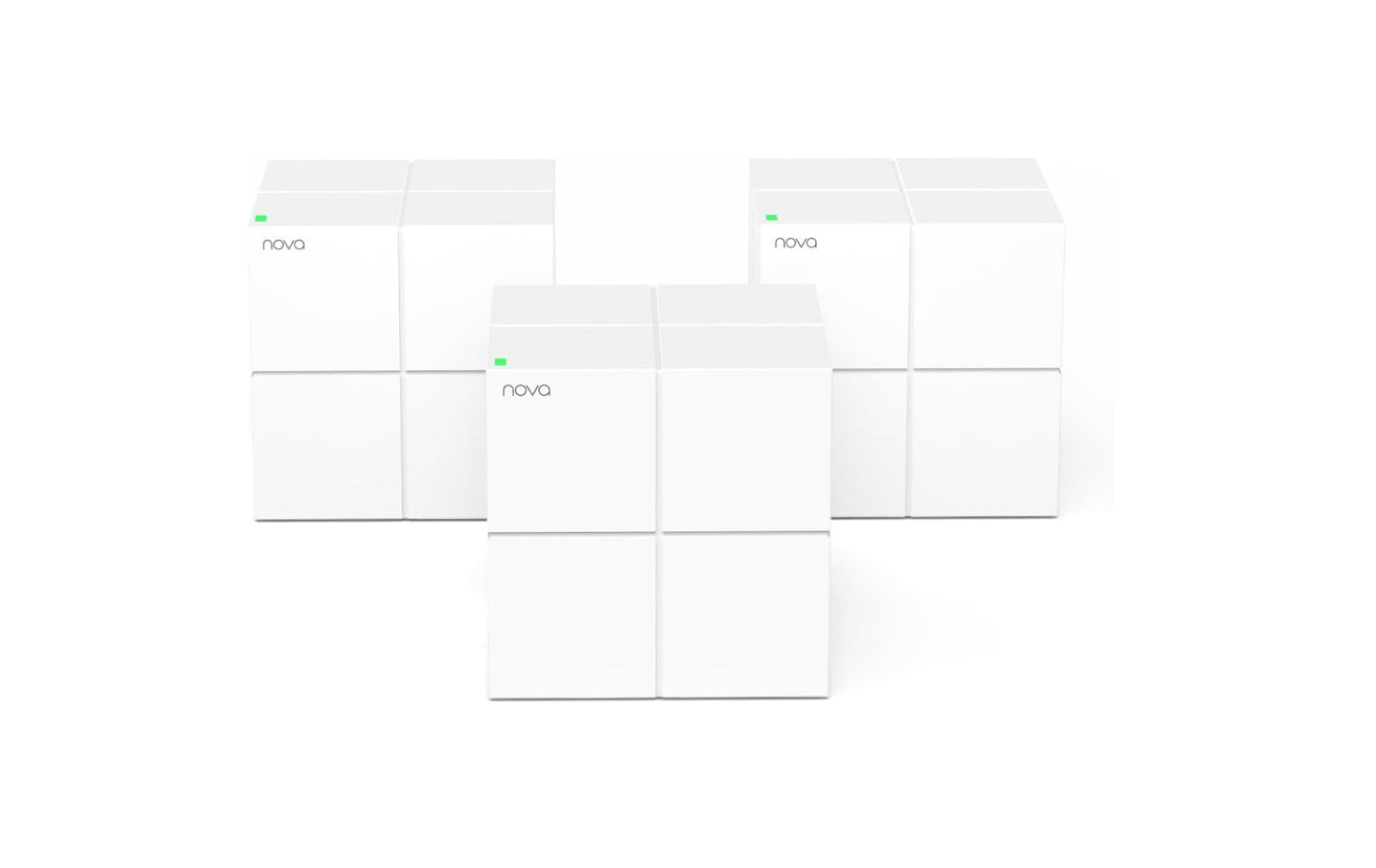 Tenda Nova Mesh WiFi System MW6 - Covers up to 4-6 Bedroom Houses- AC1200 Whole Home WiFi Mesh System - Gigabit Dual-Band Mesh Network - Replaces