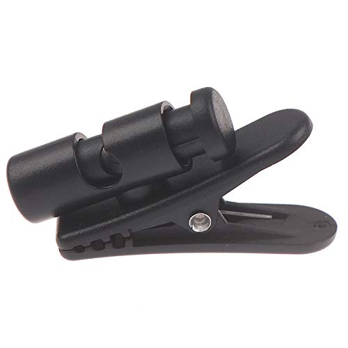 VizGiz 5 Pack Headphone Wire Clip Headset Cable Clamp Earbud 0.5-4mm Cord Collar Hook for Cell Phone Earphone Broadcast Microphone Walkie-Talkie…