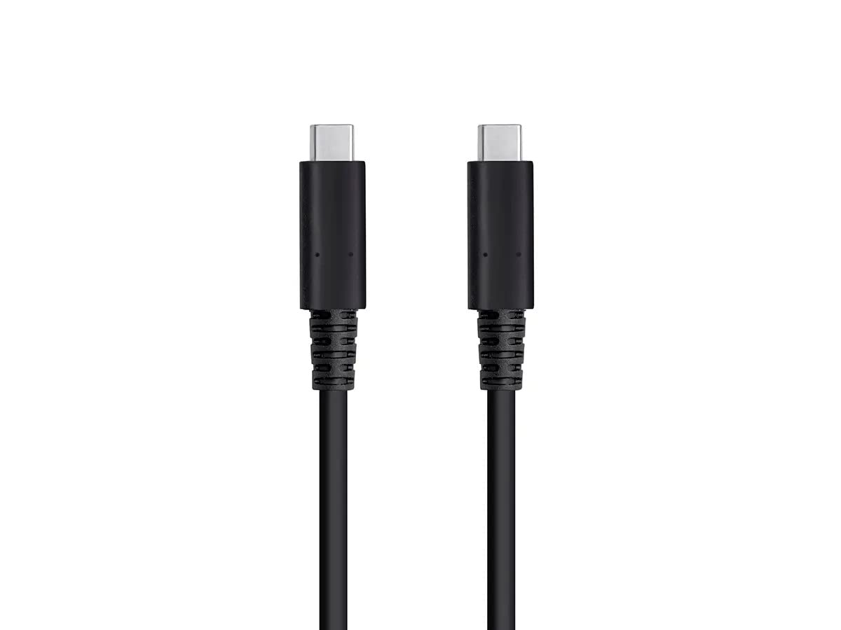 Monoprice USB4 Type-C Gen 3x2 Cable - 40Gbps, 100 Watts PD, Compatible with All Thunderbolt 3, USB 3.0 and 2.0, and USB Type C Devices, 1 Meter (3.2