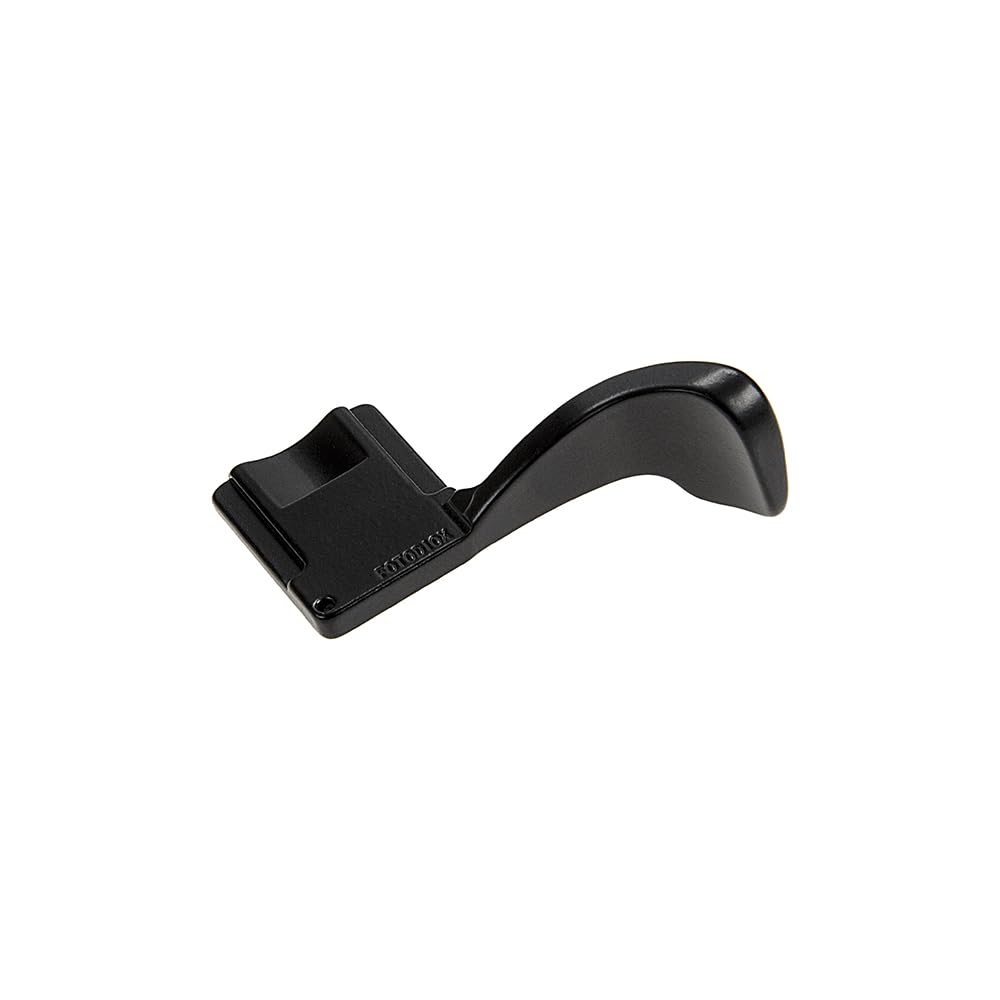 Fotodiox Pro Thumb Grip for Mirrorless Digital Cameras (Type-A; Black), fits: Fujifilm X100S, X20, X-E1, X10, Olympus XZ-2 iHS, Panasonic Lumix