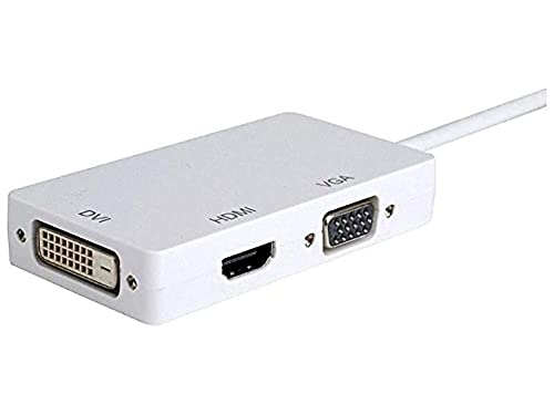 Axiom 3N1DP2HVD-AX 3-in-1 DisplayPort to HDMI, VGA and DVI Video Adapter