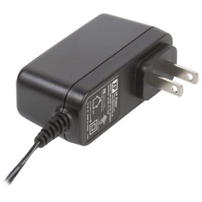 XP POWER VEL24US120-US-JA Fixed Plug Wall Mount AC Adapter US 24W 12V 2 A; 90-264VAC in; AC NEMA 1-15P, DC P Center Barrel 2.1mm