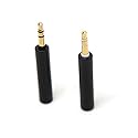 FAAEAL Conductor Earphone Impedance Plug 80 220 ohm Noise Cancelling Adapter 3.5mm Jack Professional Reduce Noise Filter Plug (220 Ohm and 80 Ohm)