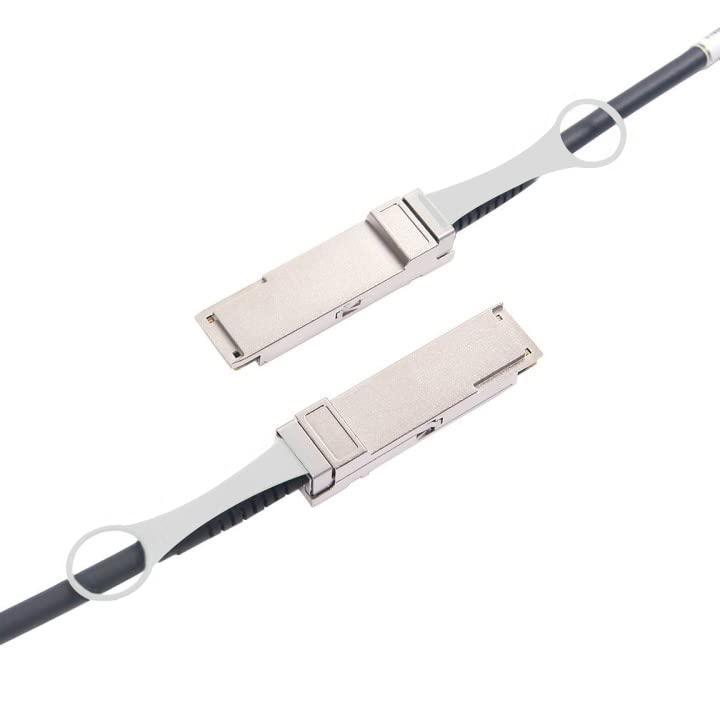 10Gtek 40G QSFP+ DAC Cable - 40GBASE-CR4 Passive Direct Attach Copper Twinax QSFP Cable for Cisco QSFP-H40G-CU3M, Meraki MA-CBL-40G-3M, Supermicro