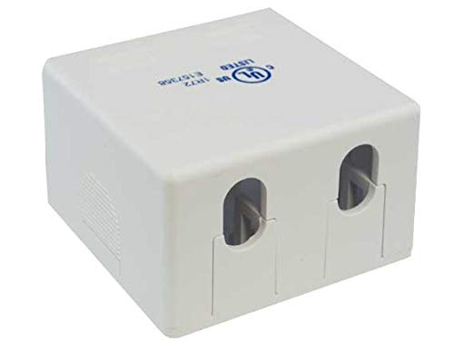 Cable Leader RJ45 Surface Mount Box (2-port)
