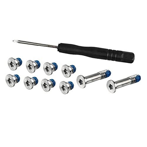 Odyson - Bottom Case Screws + Screwdriver Kit (Pentalobe) Replacement for Apple MacBook Air 13" A1369, A1466 (2010-2017)