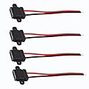 ZJKJHJY 4PCS Type-C Female Chassis Waterproof 2P Solder Wire Type USB C Pigtail Cable Extension Power Cable USB-C Plug t