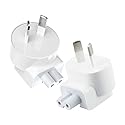 VizGiz 2 Pack AU Plug Duck Head Adapter Converter for Apple MacBook Mac iPad iPhone AC Power Wall Charger Brick Block Australian New Zealand China NZ…