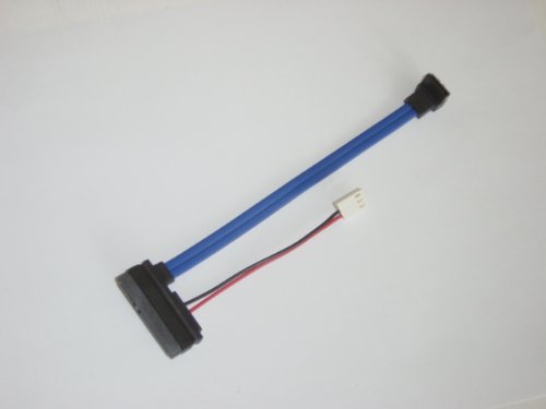 22 Pin SATA Cable with 3 Pin Power and Right Angle Latching SATA