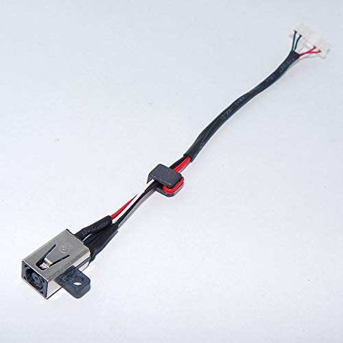 Charging Port DC in Power Jack Cable Replacement for Dell Inspiron 17-5755 17-5758 17-5759 DC30100TT00 37KW6