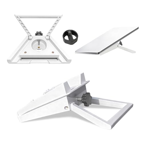 Ablian 3-in-1 Mount for Starlink Mini, Replacement Kickstand with 1/4" Tripod Thread Adapter Supports 110° Flat-Surface Angle,Pipe,Tripod and Clamps