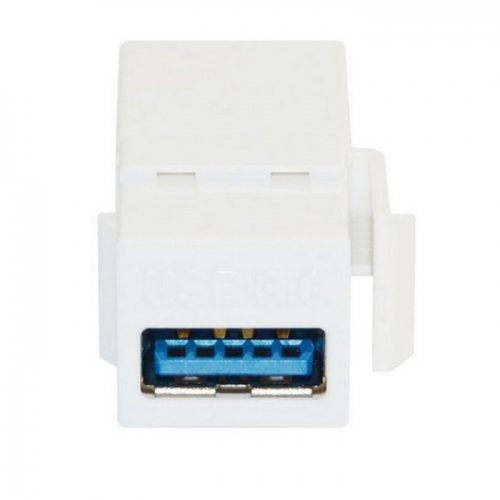 cablecc USB 3.0 A Female to A Female Extension Keystone Jack Coupler Adapter for Wall Plate Panel USB Cable