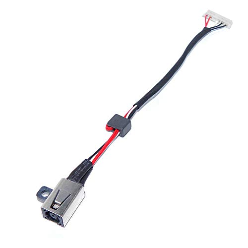 Charging Port DC in Power Jack Cable Replacement for Dell Inspiron 17-5755 17-5758 17-5759 DC30100TT00 37KW6