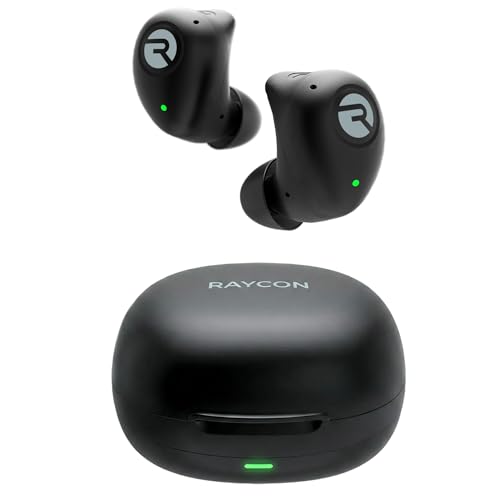 Raycon Fitness Bluetooth Wireless Earbuds + Microphone with Active Noise Canceling, Sweat & Water-Resistant Earphones, Running Headphones, Ear Buds