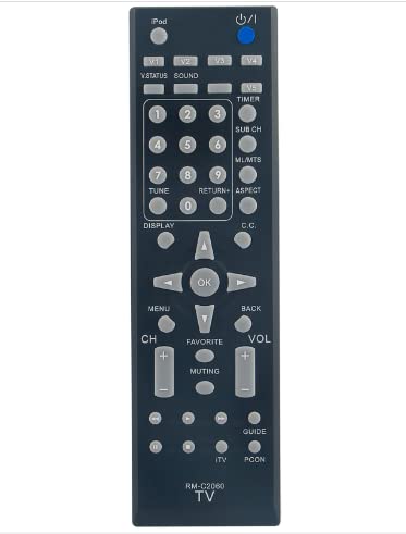 New - RM-C2060 Replacement Remote Control Compatible with JVC TV LT-32P510 LT-42P510 LT-42PM51