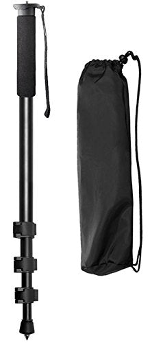 50" Inch Camera Tripod, 72" Inch Monopod with Quick Release, 12" Inch Flexible Tripod with Wrapable Disc Legs, Tripod Mount for All GoPro HERO Cameras