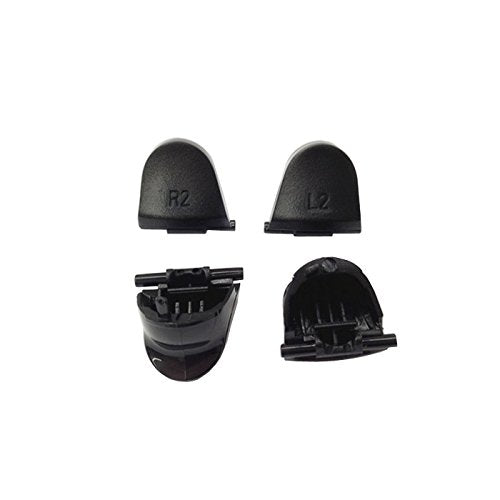 OSTENT L2 R2 Trigger Replacement Parts Buttons for PS4 Wireless Wired Controller - Pack of 5