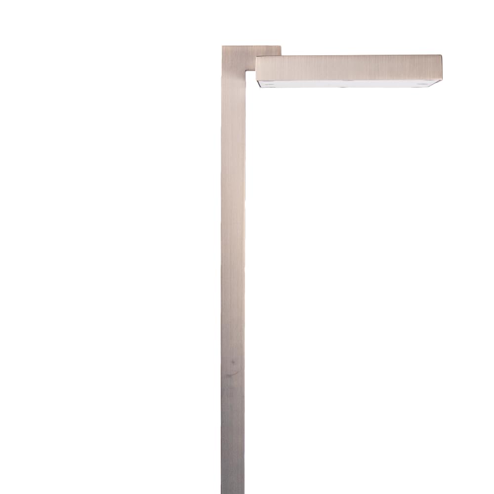 VOLT 12V Cast Brass Flat Top Path Light (Bronze) with 3W 2700K Warm White G4 LED Bulb for Low Voltage Landscape Lighting on Outdoor Pathway, Walkway