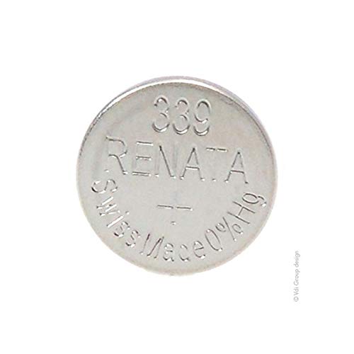 Renata 339 SR614SW Batteries - 1.55V Silver Oxide 339 Watch Battery (2 Count)