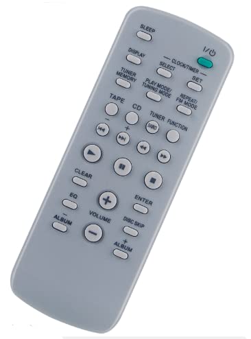 New-RM-SC3 Replace Remote Control Compatible with Sony Mini Hi-Fi System MHC-GX450 HCD-ZX9 / ZX6
