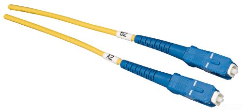 Allen Tel GBSC2-D4-01 Fiber Optic Cable Assembly Patch Cord, SC To SC, Duplex Cable, Multimode Fiber, 1-Meter Length, Aqua Jacket