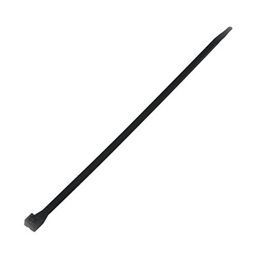 Package of 500 UV Resistant Black Zip Cable Ties 8 Inch