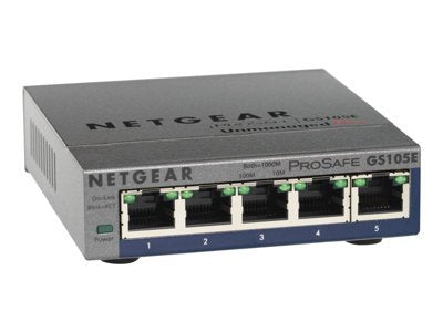 Netgear GS105E-200NAS PROSAFE PLUS 5 PORT GIGABIT SWITCH