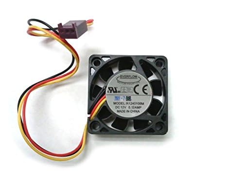 Everflow 12V DC 3 Pin Fans (40x10mm, Med Speed)