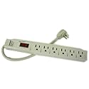 6 Outlet Power Electrical Wall Plug Socket Surge Protector Strip Switch Adapter